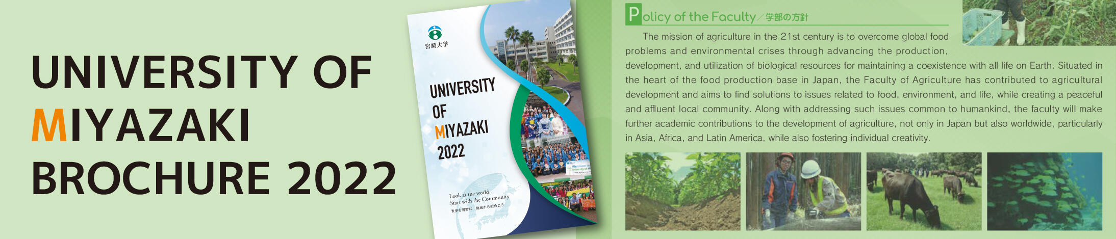 University of  Miyazaki Brochure 2022