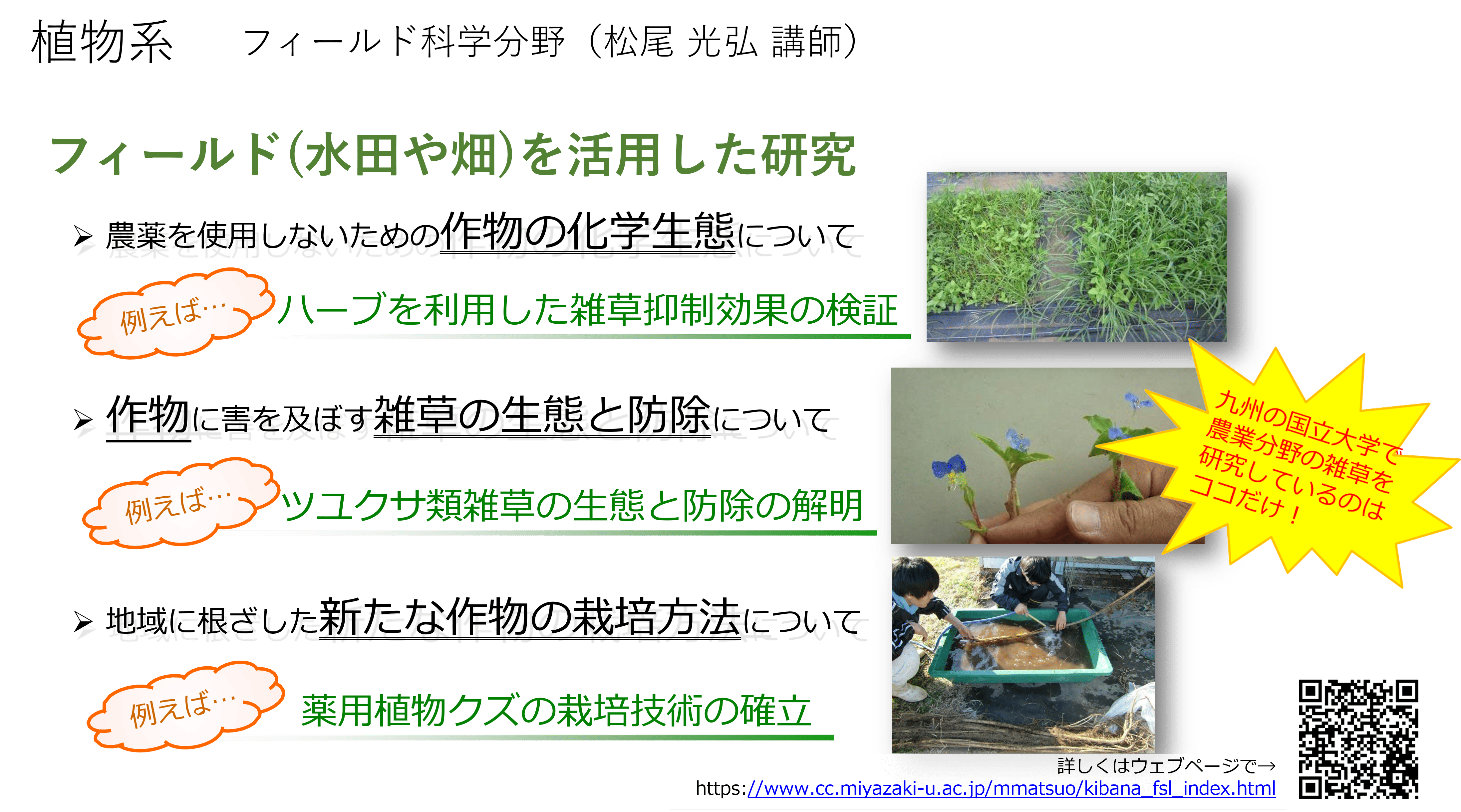 フィールド科学についての詳細