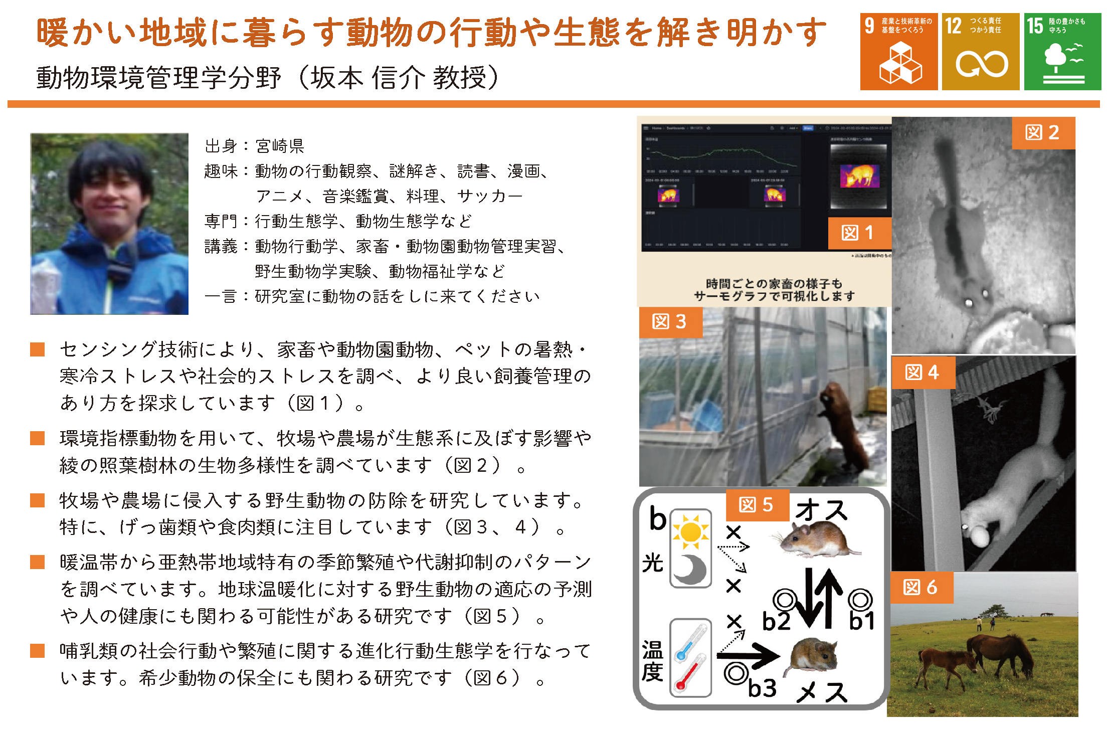 飼育動物（家畜・動物園動物・ペット）のより良い飼育方法の探索