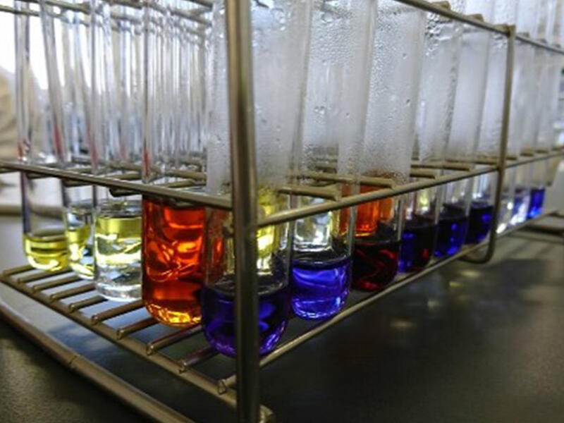生物化学実験の様子