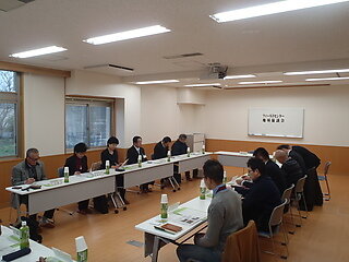 1Fセミナー室で行われた地域協議会