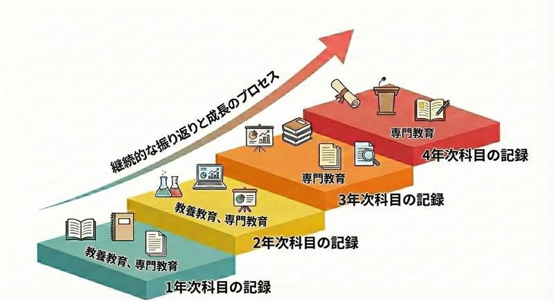 授業ポートフォリオのイメージ図