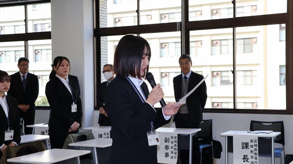 稲田千紗さん（教育学部3年）