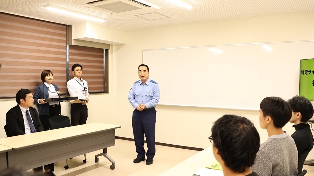 梅原守氏のあいさつ 