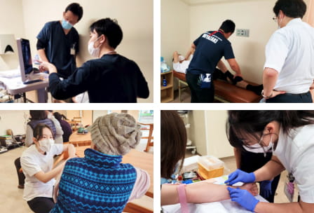 医療実習の様子