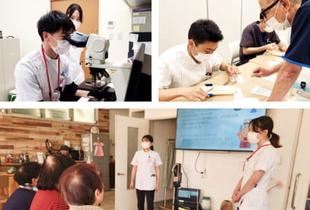 医療実習の様子